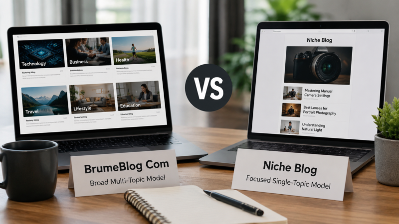 BrumeBlog Com vs Niche Blogs: Which Model Is Better?